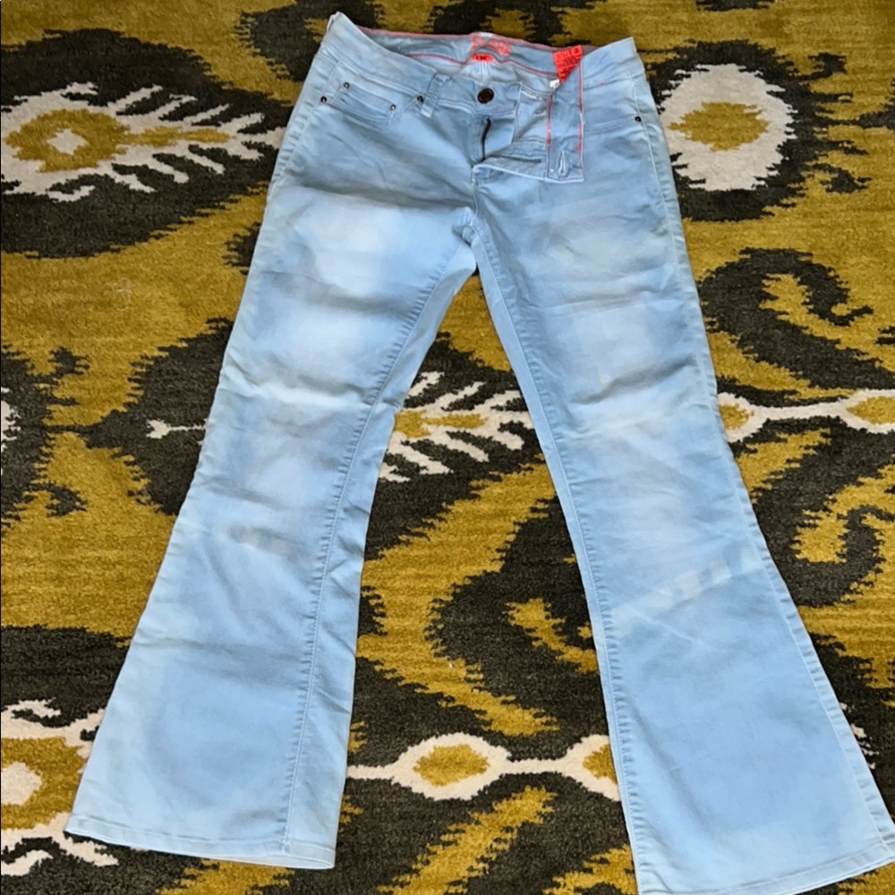 YMI Blue Flare Wide Leg Jeans